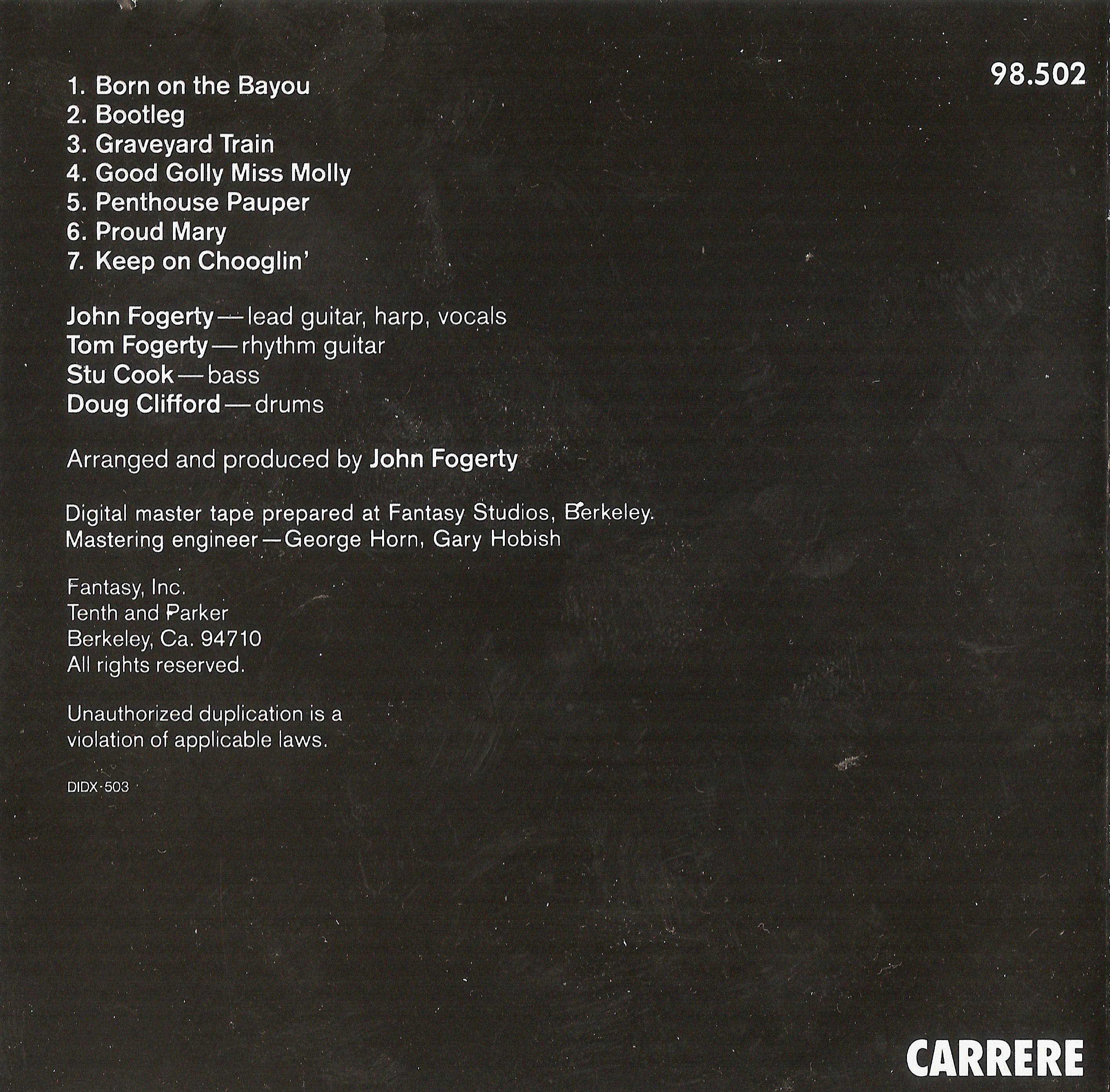 Creedence Clearwater Revival Bayou Country [vk in fr]